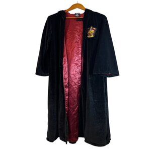 HARRY POTTER Velvet ROBE Wizarding World Hogwarts GRYFFINDOR Robe Cape Cloak